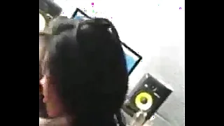 indian skirt giving blowjob to boyfriend